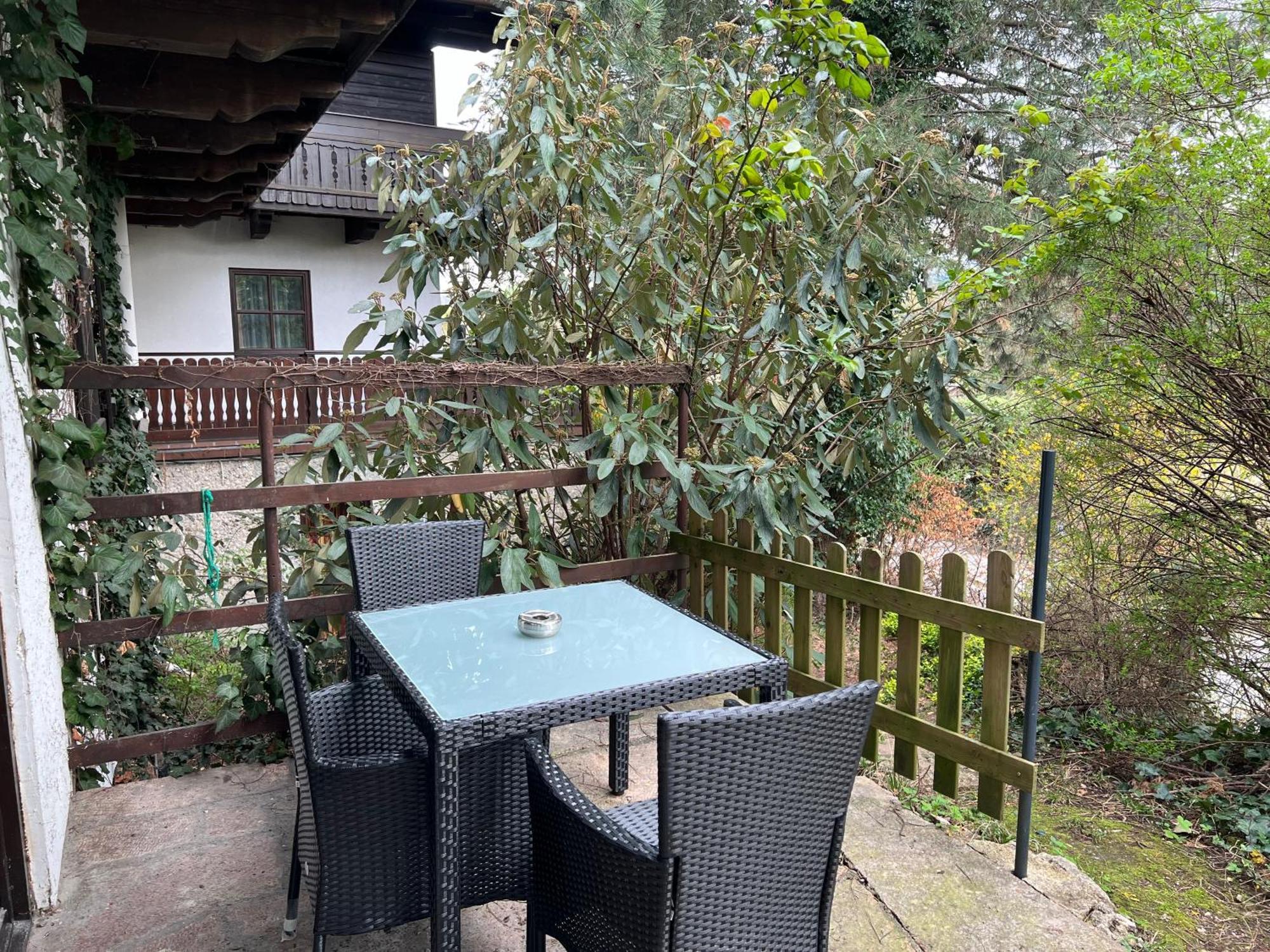 Studio Mit Gartenterrasse Salzburgo Exterior foto